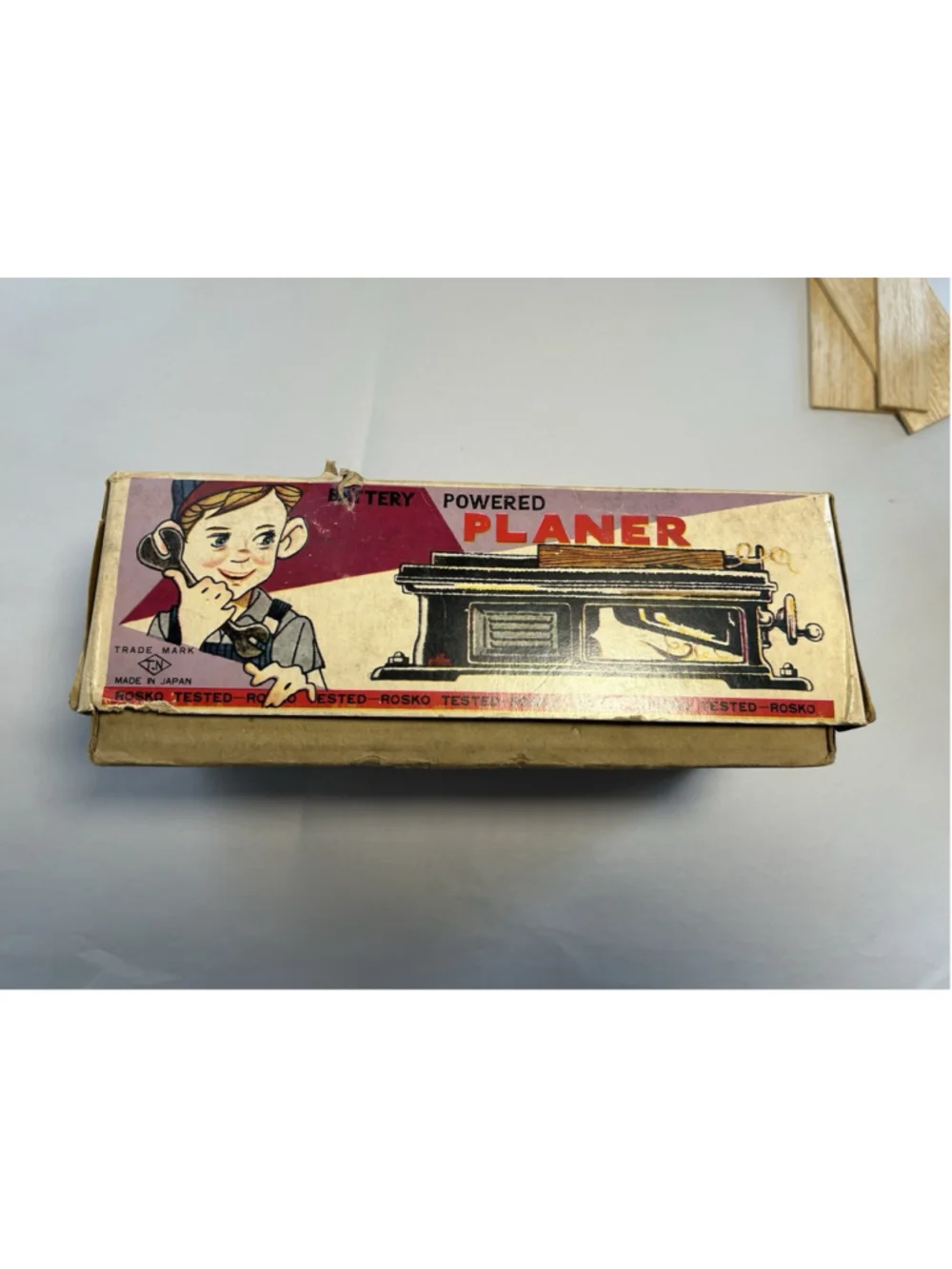 Rosko Battery Operated Planer - VTG - Unique Rare Collectible - For parts Only